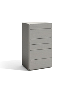 J & M Porto Chest in Grey Lacquer Finish