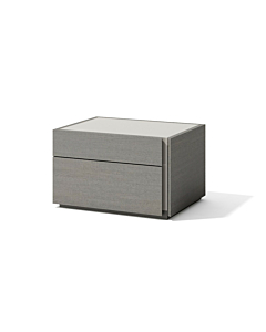 J & M Porto Right Side Nightstand, Grey