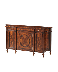 Theodore Alexander Concave Side Cabinet Sideboard