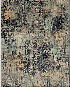 Karastan Rugs Elements Runic Indigo