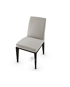 Calligaris Bess Low Upholstered Chair With Wooden Base