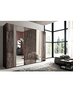 Frida 6-Door Swinging Wardrobe with Two Mirrors | ALF (+) DA FRE