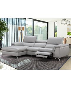 Cortex Serena Leather Sectional Recliner 
