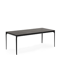 Calligaris Silhouette CS4125-R160 Dining Table with Extendable Top and Metal Legs