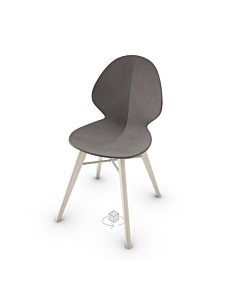 Calligaris Basil Chair With Metal Legs
