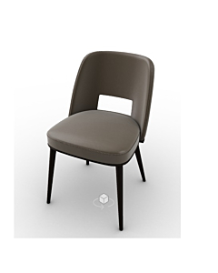 Calligaris Foyer Upholstered Armchair With Wooden Base