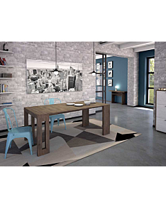 Casabianca Erika Extendable Console / Dining Table, Dark Oak
