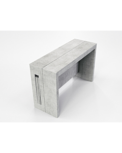 Casabianca Erika Extendable Console / Dining Table, Concrete Grey