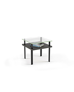 BDI Terrace 1156 End Table, Charcoal Stained Ash