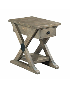 Hammary Trestle Chairside Table