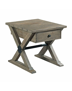 Hammary Trestle Drawer End Table