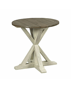 Hammary Reclamation Place Trestle Round End Table