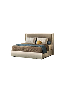 ALF Tullia Queen Bed with Storage and Integrated Lighting