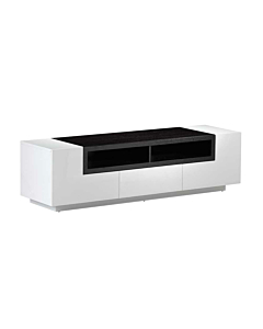 TV Base TV002, White High Gloss