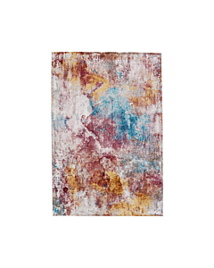 Vibe by Jaipur Living Comet Abstract Multicolor/ Red Runner Rug