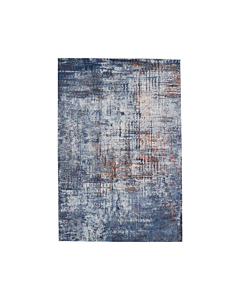 Vibe by Jaipur Living Donati Abstract Blue/ Orange Runner Rug