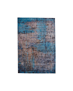 Vibe by Jaipur Living Hoku Abstract Blue/ Brown Runner Rug