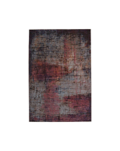 Vibe by Jaipur Living Hoku Abstract Magenta/ Gray Runner Rug