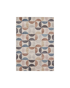 Vibe by Jaipur Living Marcelo Geometric Cream/ Multicolor Area Rug