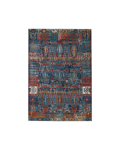 Vibe By Jaipur Living Miron Trellis Blue/ Red Area Rug
