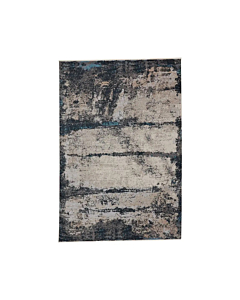 Vibe by Jaipur Living Trevena Abstract Blue/ Gray Runner Rug