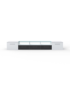 Cortex Modern Cama 98"Long Tv Stand With Glossy Fronts
