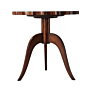 Theodore Alexander Modern Piecrust Accent Table