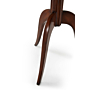 Theodore Alexander Modern Piecrust Accent Table