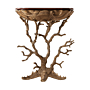 Theodore Alexander Gilt Grotto Accent Table