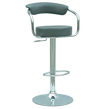 Chintaly 0326 Adjustable Swivel Bar Stool, Gray, $149.82, Chintaly, Gray