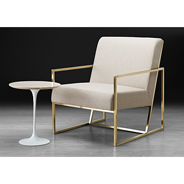 Stone International Kente Modern Leather Accent Chair