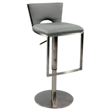 Chintaly 0516 Adjustable Swivel Bar Stool, $343.42, Chintaly, Gray