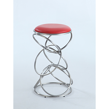 Chintaly 0545 Bar Stool Red, $317.02, Chintaly, Red