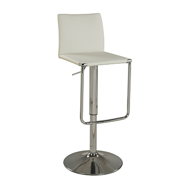 Chintaly 0801 Adjustable Swivel Bar Stool, $233.42, Chintaly, White