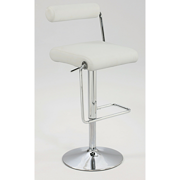Chintaly 0979 Adjustable Swivel Bar Stool, White, $325.82, Chintaly, White