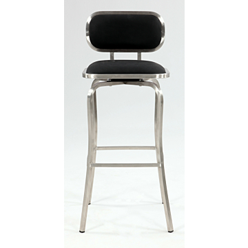 Chintaly 1192 Bar Stool, Black