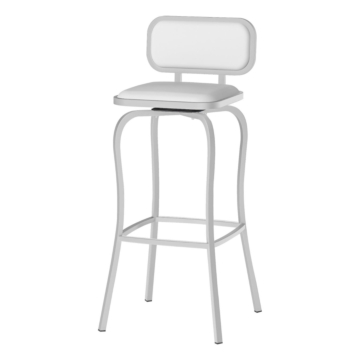 Chintaly 1192 Bar Stool White