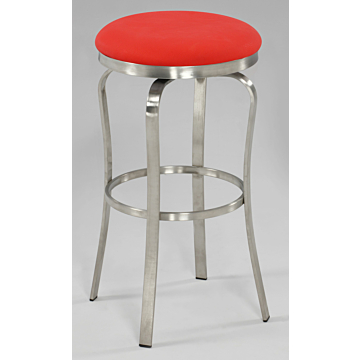 Chintaly 1193 Bar Stool, Red