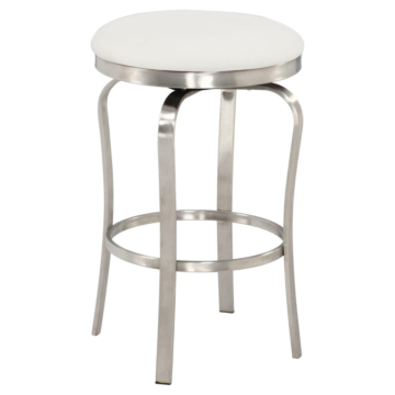 Chintaly 1193 Counter Stool, White
