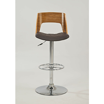Chintaly 1332 Adjustable Bar Stool Brown