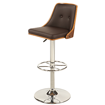 Chintaly 1353 Adjustable Bar Stool Brown