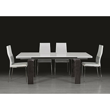 Stone International Milano 1506 Extending Dining Table with Thin Flat Edge Top