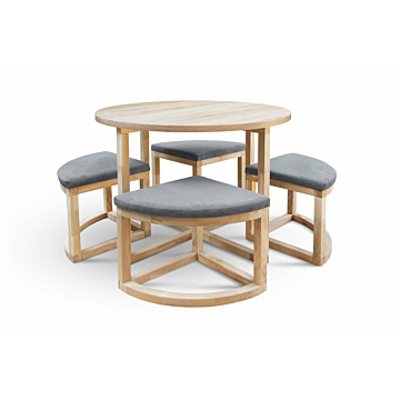 Cortex Mirage-r Wood Dining Set