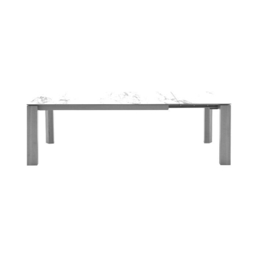 Calligaris Omnia CS4058-R220 Dining Table with Extendable Top and Wooden Legs