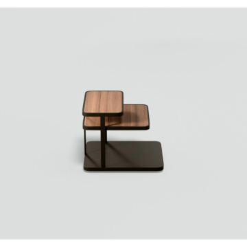Elite Modern Quatro End Table, All Wood Top