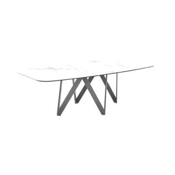 Calligaris Cartesio 4092-FB300 Modern table with elliptical top | Made to Order