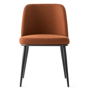 Calligaris Foyer CS-1896 Upholstered Chair with Metal Base | Quick Ship