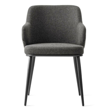 Calligaris Foyer CS-1898 Upholstered Armchair with Metal Base | Made to Order