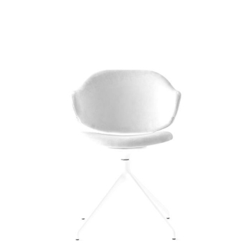 Calligaris Holly upholstered 360° swivel armchair | Made to Order