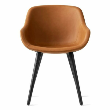 Calligaris Igloo CS-1810 Upholstered Armchair with Wooden Base | Made to order